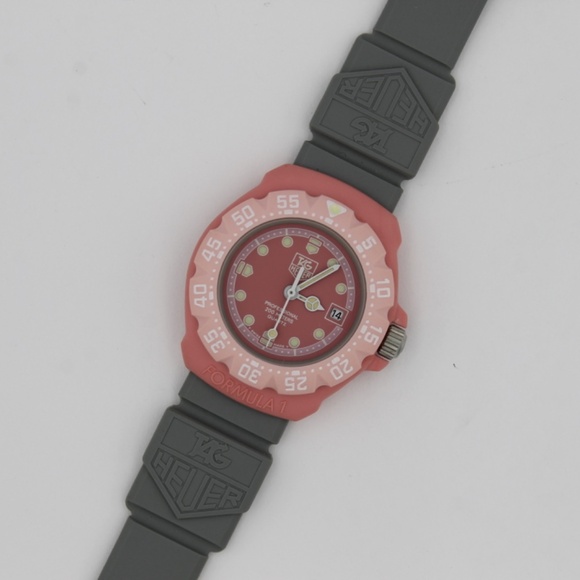 New Tag Heuer Formula 1 F1 Womens Watch Light Pink Gray 364.508 Mint NOS - Picture 9 of 10